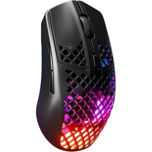 SteelSeries Aerox 3 Wireless (2022) Gaming Mouse — Onyx, RGB