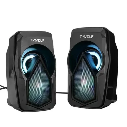 T-WOLF S11 Mini Speaker — Dual LED