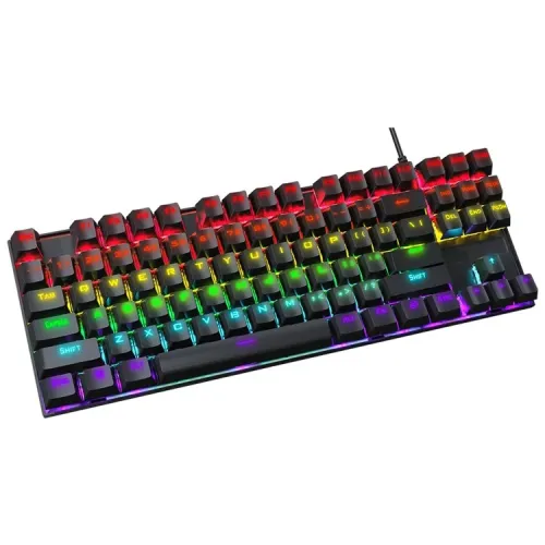 T-WOLF T18 Mechanical Gaming Keyboard — Blue Switch, RGB