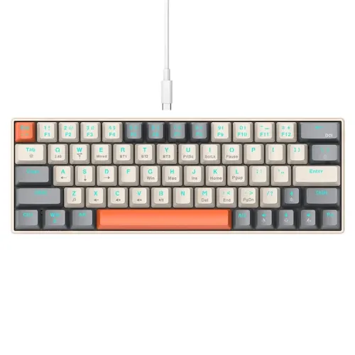 T-Wolf T30 Mechanical Keyboard — Blue Switch, Wireless, RGB