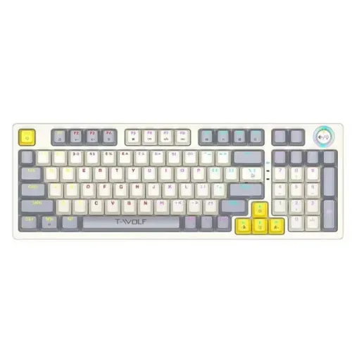 T-Wolf T50 Wired Mechanical Gaming Keyboard — RGB