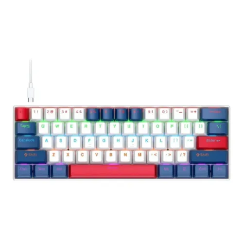 T-Wolf T60 Mechanical Gaming Keyboard — 60%, Wired, RGB