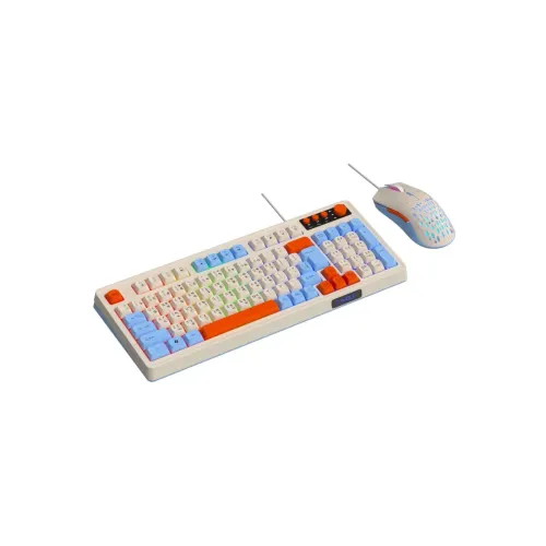 T-WOLF TF100 Wired Gaming Keyboard and Mouse Combo
