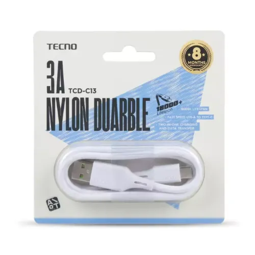 Tecno TCD-C13 Type-C Cable — 1M