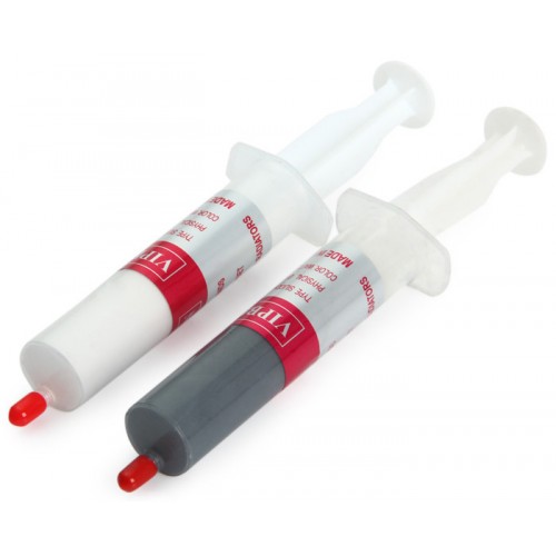 Thermal Grease Paste Compound — Silicone Syringe, Gray, 30gm