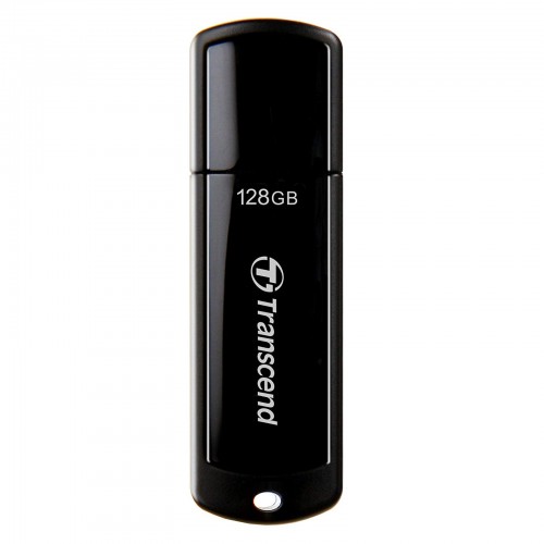 Transcend JetFlash 700 Pen Drive — 128GB, USB 3.1, Black