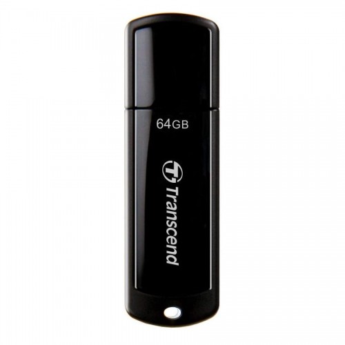 Transcend JetFlash 700 Pen Drive — 64GB, USB 3.1, Black