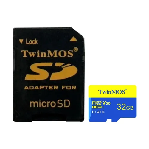 Twinmos Memory Card — 32GB, MicroSDHC U3 Class 10 V30 A1