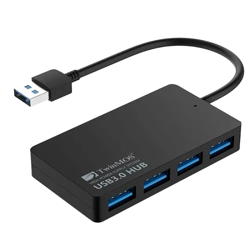 TwinMOS EzeeHUB-34L-M USB Hub — 4-Port