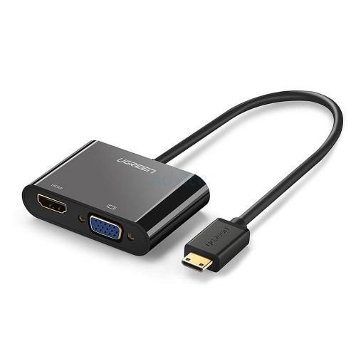 Ugreen Converter — HDMI to VGA + HDMI + 3.5mm #40744