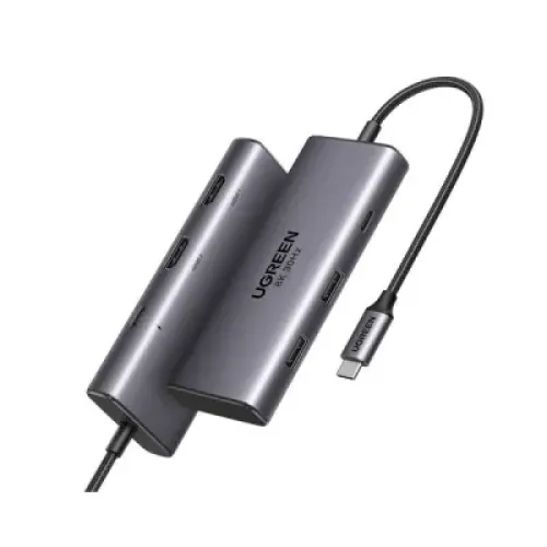 UGREEN Revodok 206 CM498 Docking Station — 6-in-1, Type-C #15852