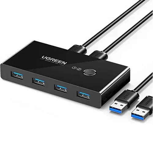 UGREEN US216 USB 3.0 Switch Box — 2 In 4 Out, #30768