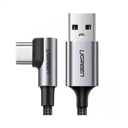 Ugreen US284 Cable — Right Angle 90° Type A 2.0 to Type-C, 2M #50942