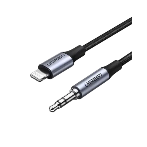 Ugreen US315 Lightning to 3.5mm Aux Audio Cable — 1 Meter #70509