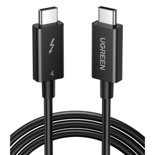 Ugreen US501 Thunderbolt 4 Type-C Cable — 100W, 0.8M #30389