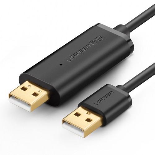 UGreen USB 2.0 Data Link Cable — Black, 2M