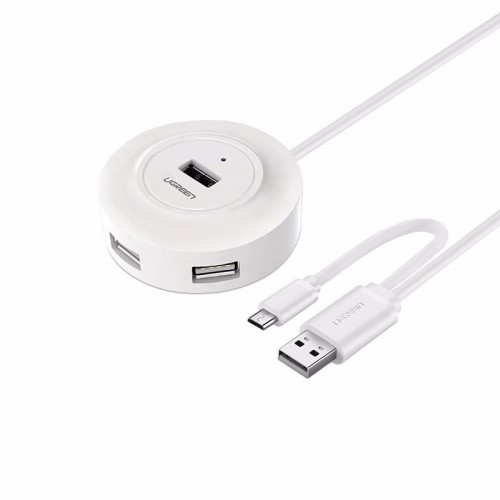 UGREEN USB 2.0 Hub — 4 Port, 0.5M Cable