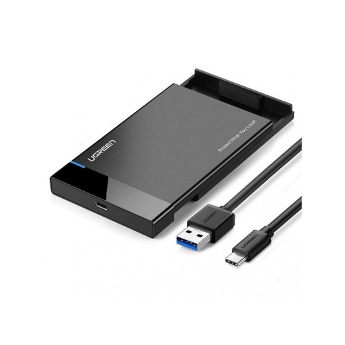 Ugreen USB Type-C Hard Drive Enclosure (Case Only) #50743 — 2.5 Inch SATA III
