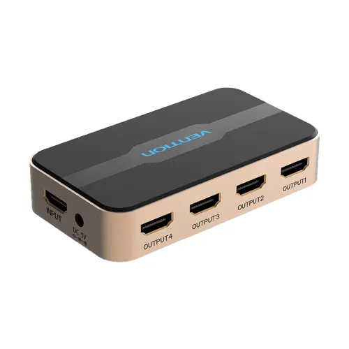 Vention ACCG0 HDMI Splitter — 1-In 4-Out