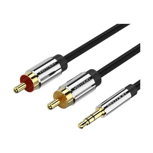 Vention BCFBI Audio Cable — 3.5mm Male to Dual 2RCA Male, 3 Meter