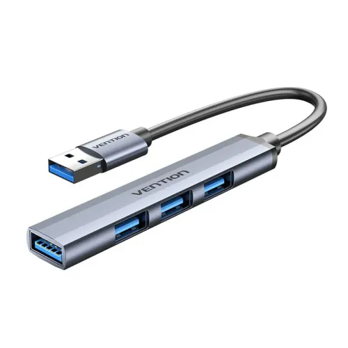 Vention CKOHB USB Hub — 4-in-1, USB 3.0, Ultra Slim Mini