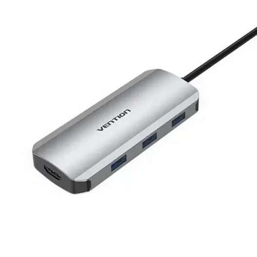 VENTION TOJHB Docking Station — USB-C to HDMI/USB 3.0x3/SD/TF/PD