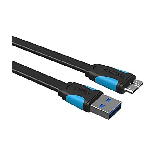 Vention VAS-A12-B150 Flat Cable — USB Male to Micro USB, 1.5M