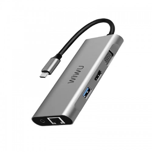 WiWU Alpha A11312H USB Type-C Hub — 11-in-1