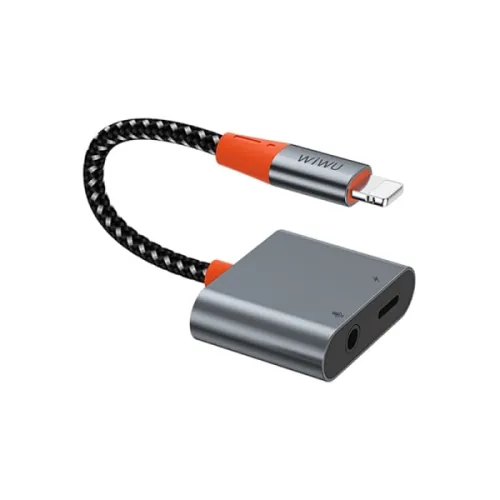 WiWU LT08 Audio Converter — Lightning to Lightning & 3.5mm