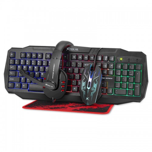 Xtrike Me CM-406 Gaming Combo — Keyboard, Mouse, Mousepad & Headset