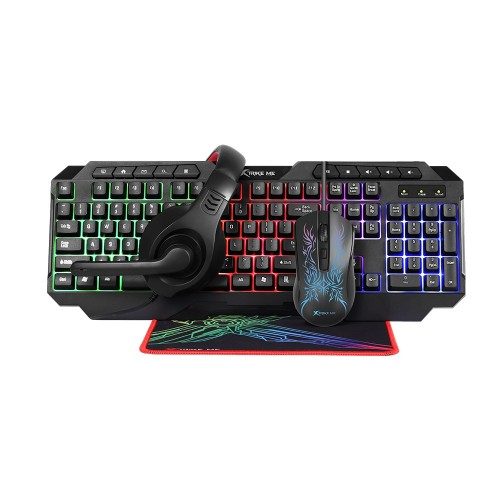 Xtrike Me CMX-411 Gaming Combo — Keyboard, Mouse, Mousepad & Headset