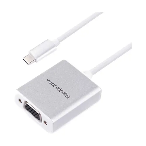 Yuanxin X-3212 Converter — Type-C Male to VGA Female