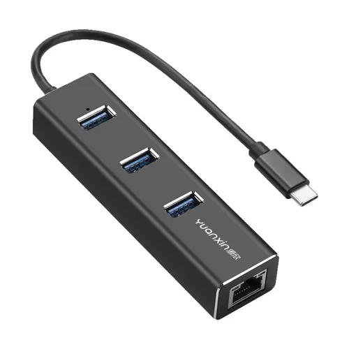 Yuanxin X-3508T Type-C Hub — Multiport, 4-in-1