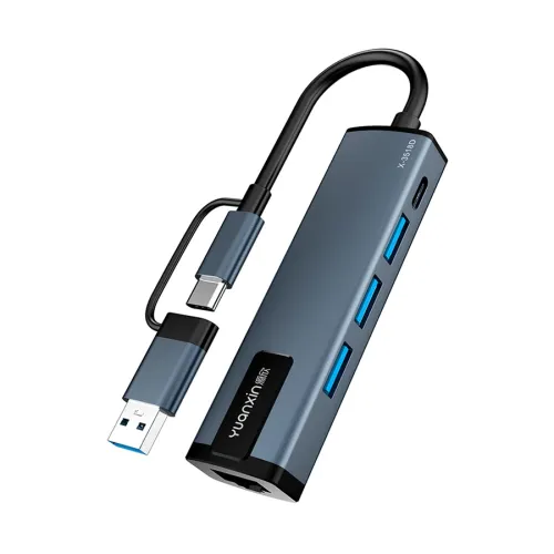 Yuanxin X-3518D Multifunctional Type-C & USB Hub — 5-in-1