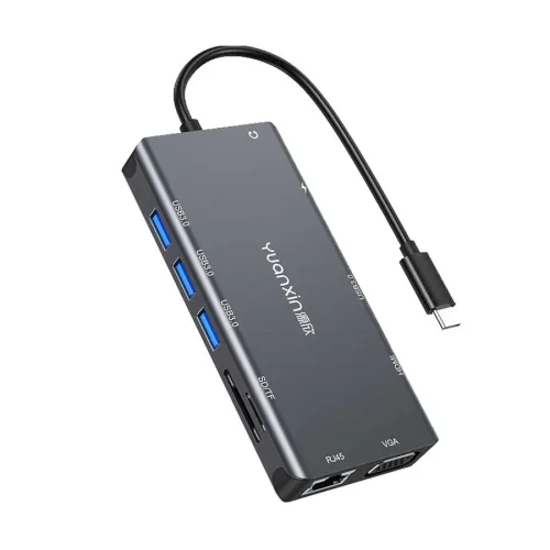 Yuanxin X-80311 Type-C Hub — 11-in-1 Multiport