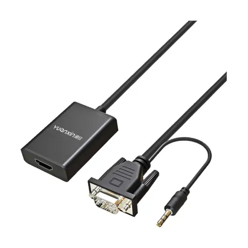 Yuanxin YVH-001 Converter with Audio — VGA Male to HDMI Female