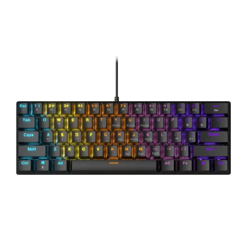 Zifriend BD61 Mechanical Keyboard — Rainbow Backlit, Hot Swappable