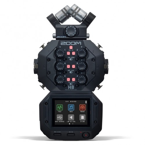 Zoom H8 Portable Handy Recorder — 8-Input, 12-Track