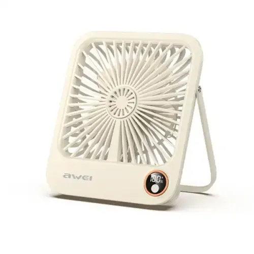Awei F33 Ultra Slim Desktop Fan — 1800mAh
