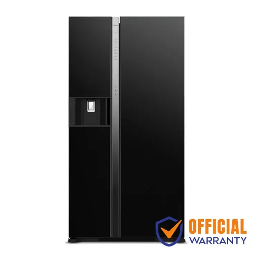 Hitachi R-SX800GPBO Side By Side Refrigerator — 633L, Inverter