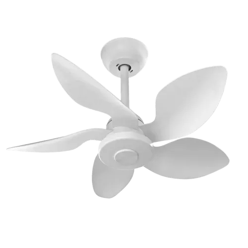 Qulik Flora Decorative Ceiling Fan — 28", Silent, With Remote