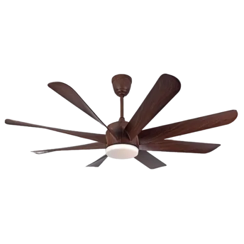 Qulik Helix UL Decorative Silent Ceiling Fan — 60", with Light and Remote