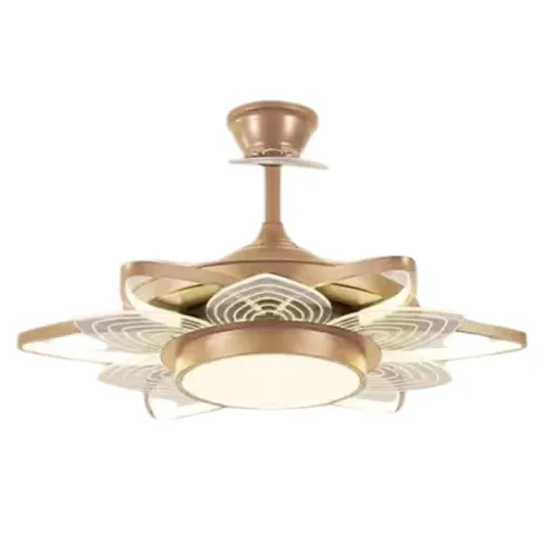 Qulik Q-K6334 Decorative Chandelier Ceiling Fan — 48", With Light and Remote