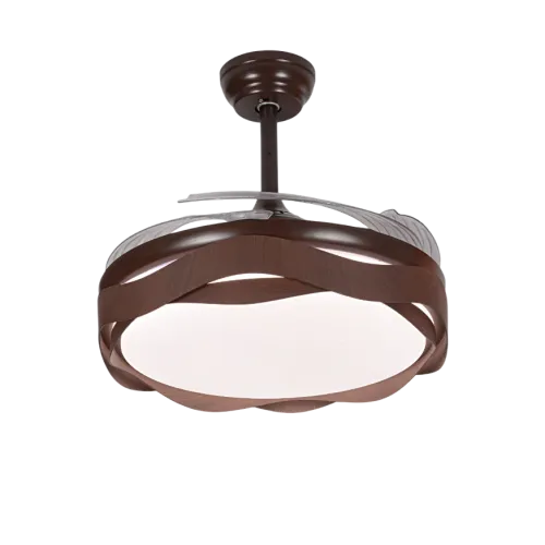 Qulik Q-K6367-A Decorative Chandelier Ceiling Fan — 48", With Light and Remote