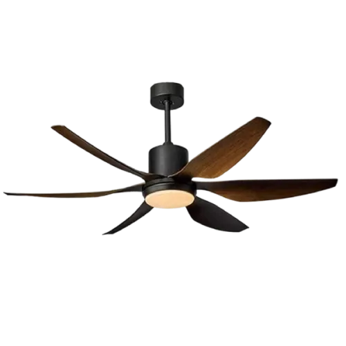 Qulik Silex Decorative Silent Ceiling Fan — 66", with Light and Remote