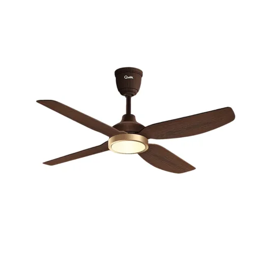 Qulik Windora UL Decorative Ceiling Fan — 56", Silent, With Light & Remote