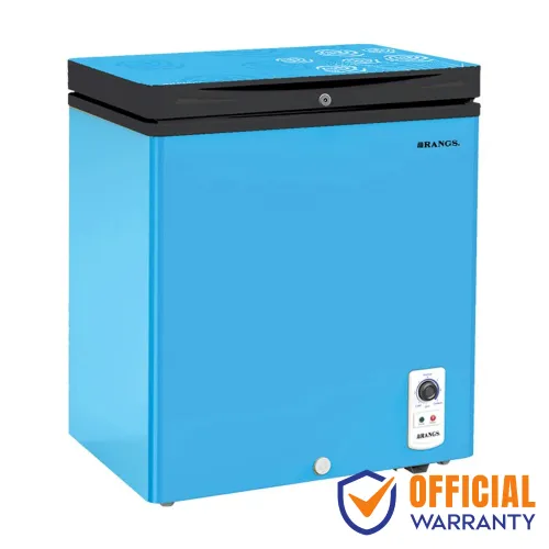 Rangs RCF-175GD Glass Door Deep Freezer — 175L, Blue