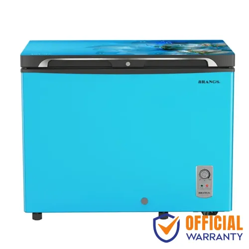 Rangs RCF-223GD Glass Door Deep Freezer — 223L, Blue