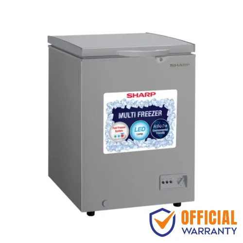 Sharp SJC-118-GY Deep Freezer — 110 Liters