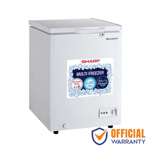 Sharp SJC-118-WH Deep Freezer — 110 Liters